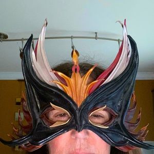 Leather masks to wear or hang